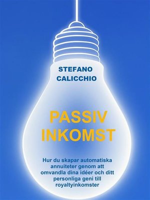 cover image of Passiv inkomst